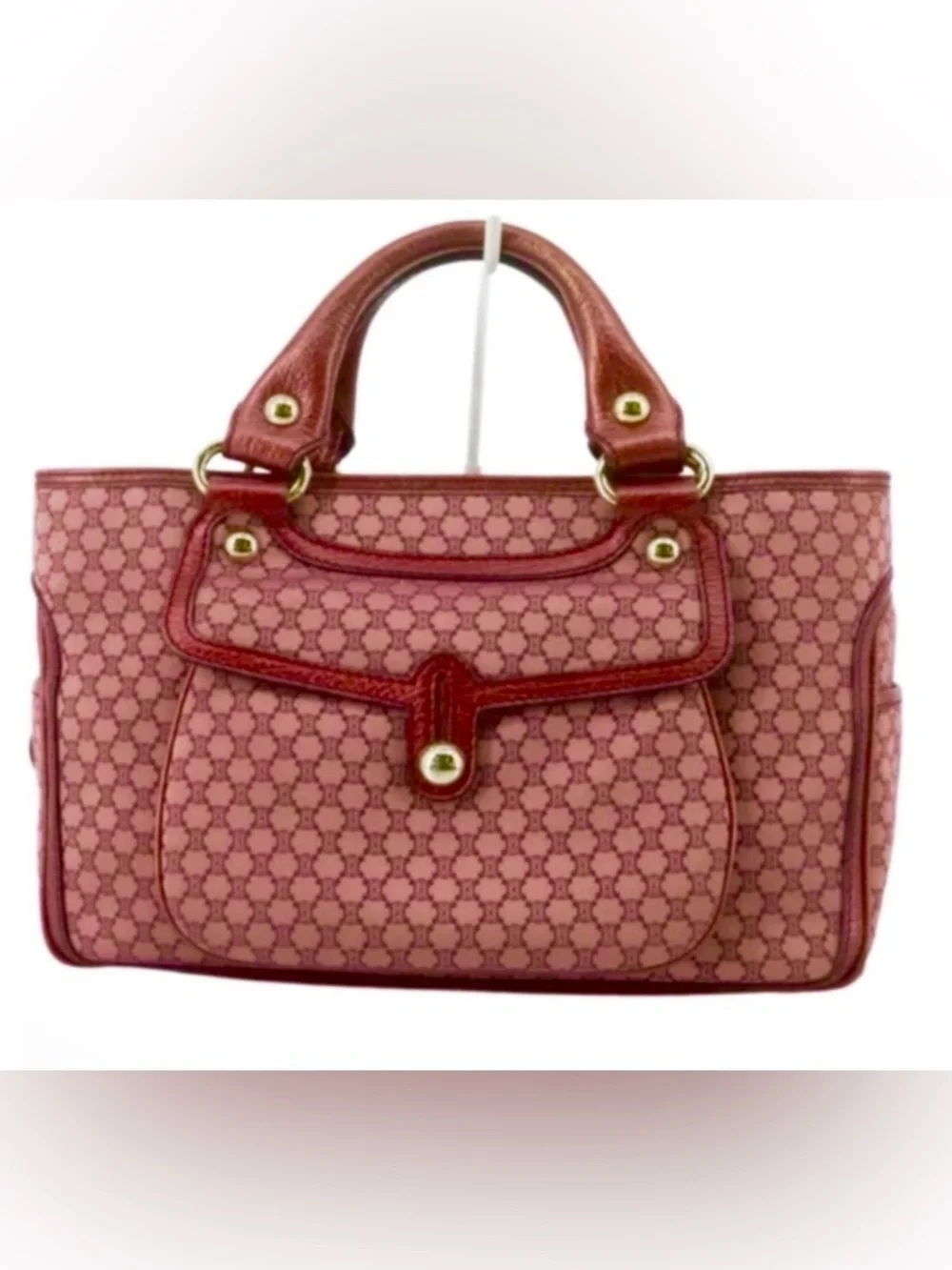 Celine Pink Macadam Boogie Bag Y2K Vintage Satchel